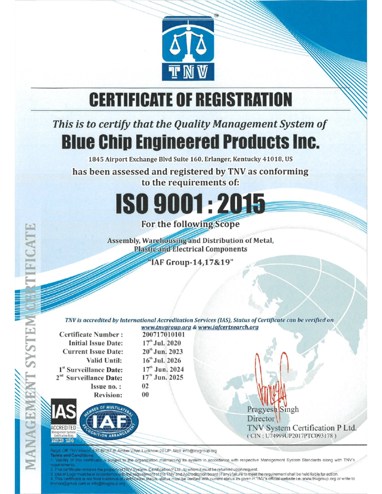 iso 9001 cetificate_ june 2025_ blue chip engineered products