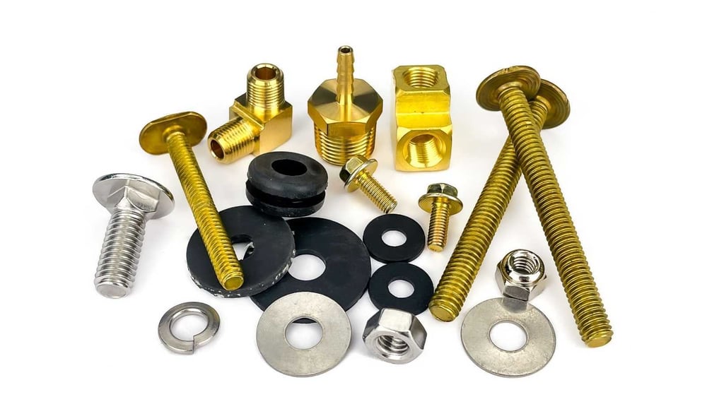 Plumbing-assorted-- fasteners for plumbing-blue chip engineered products