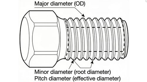 what is the pitch diameter of a thread - Blue Chip Engineered products
