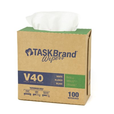 task brand V 40 wipes